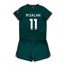 Liverpool Mohamed Salah #11 Tredjedraktsett Barn 2022-23 Kortermet (+ korte bukser)